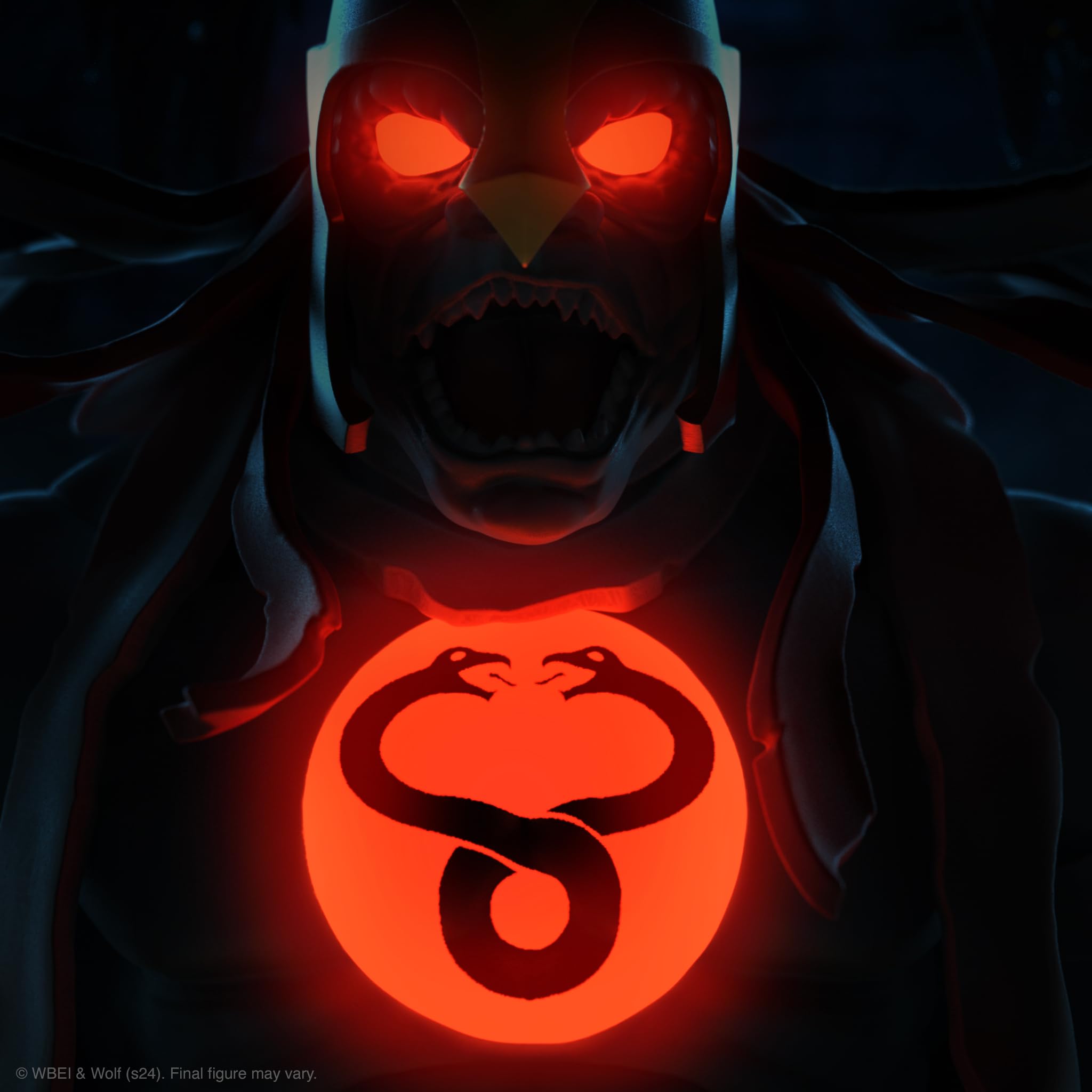 Super7 ULTIMATES! Thundercats Mumm-Ra (Ojos LED) - Figura de acción de Thundercats de 7 Pulgadas con Accesorios, coleccionables clásicos de Dibujos Animados y Juguetes Retro