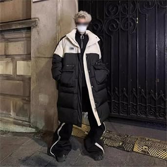 Pick Long Thick Down Coat Fashion Brand Jacket Men Warm In Winter