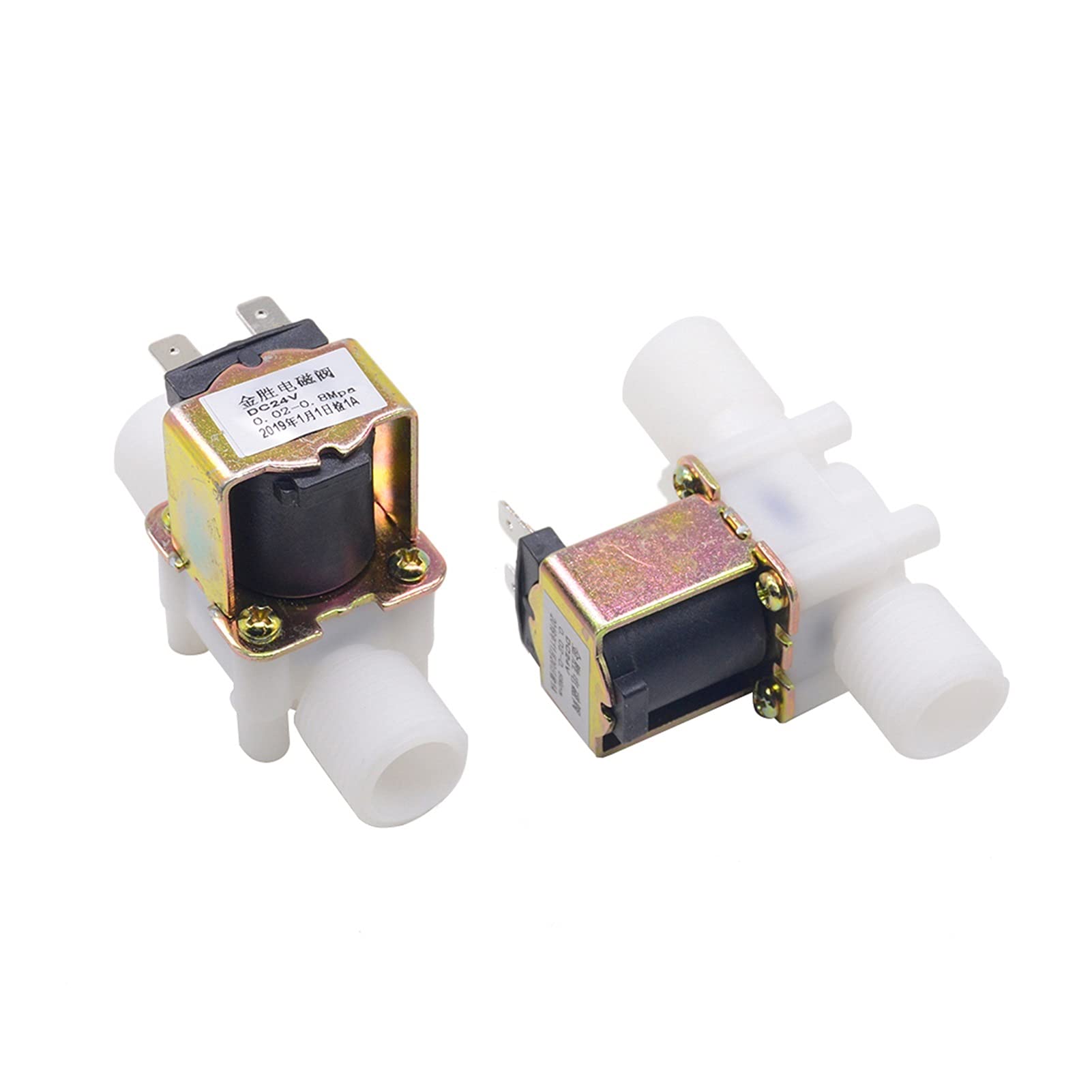 Électrovanne 1/2 plastique 12V 24V 220V interrupteur magnétique pour machine à laver