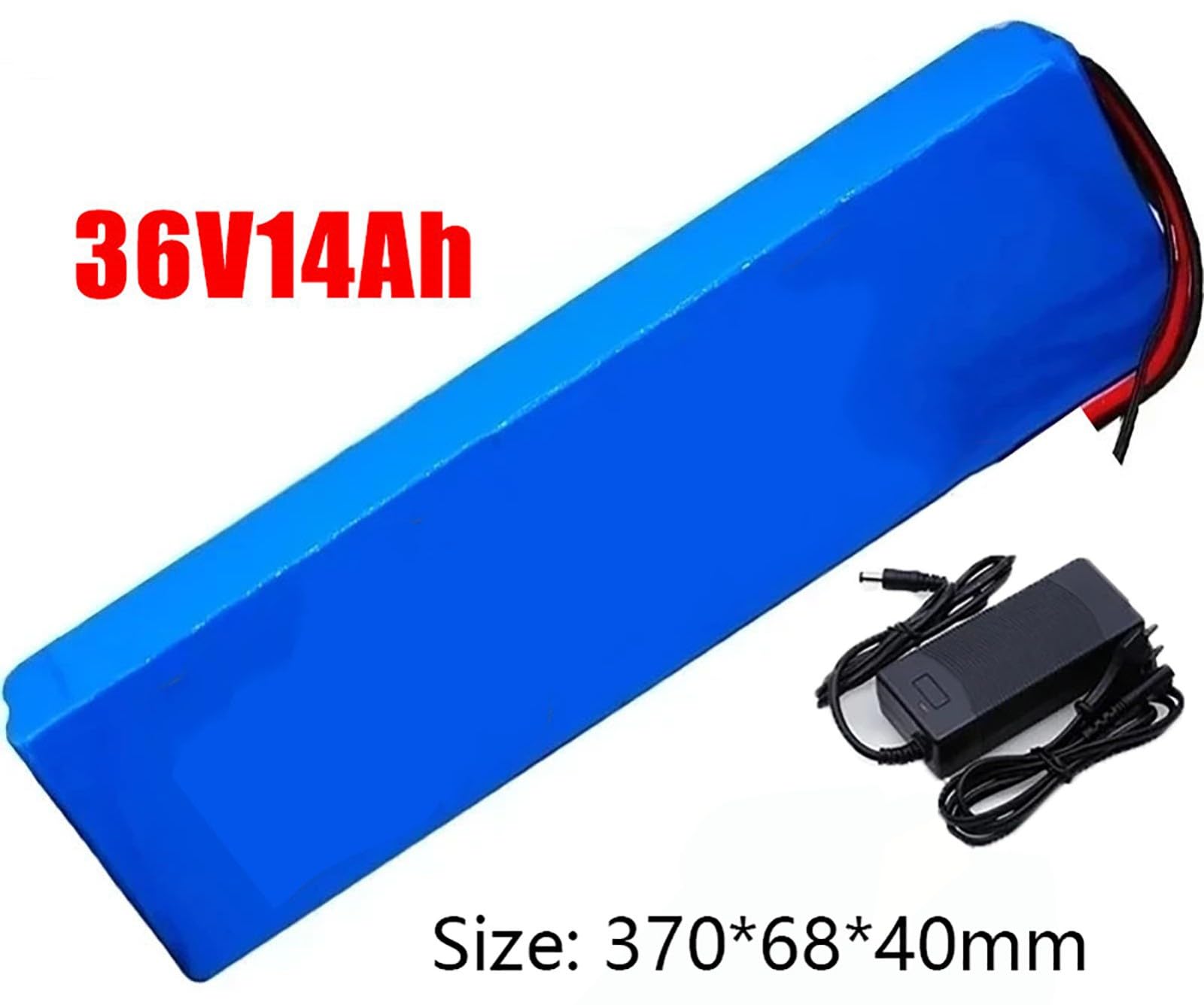 36V 14Ah E-Bike Akku Fahrrad Akkupack High Power Battery 36V 14Ah 10S4P Elektrofahrrad Batterie Mit Ladegerät Und BMS Für 50W 150W 250W 350W 500W Motor