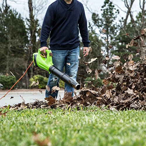 Greenworks Electric Corded Blower (130 MPH/530 CFM) , 9-Amp Motor, Lightweight & Quiet for Yard Patio Driveways Autumn Debris Leaves Dust Light Snow Cleanup, Tool Only by Greenworks - Image 7