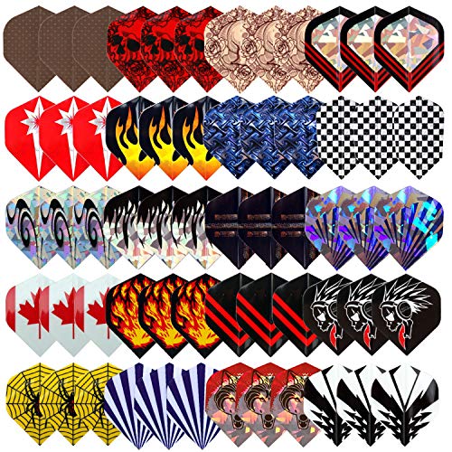L.E.D STEP Dart Flights Professional Durable Metal Dart Tips Set and PET Darts Flights,Wholesale Nylon Dart Flights