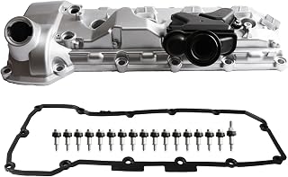 Aluminum Engine Valve Cover kit w/Gaskets & Bolts Compatible with 2008-2013 BMW M3 Base 4.0L V8 Replaces 11127848153