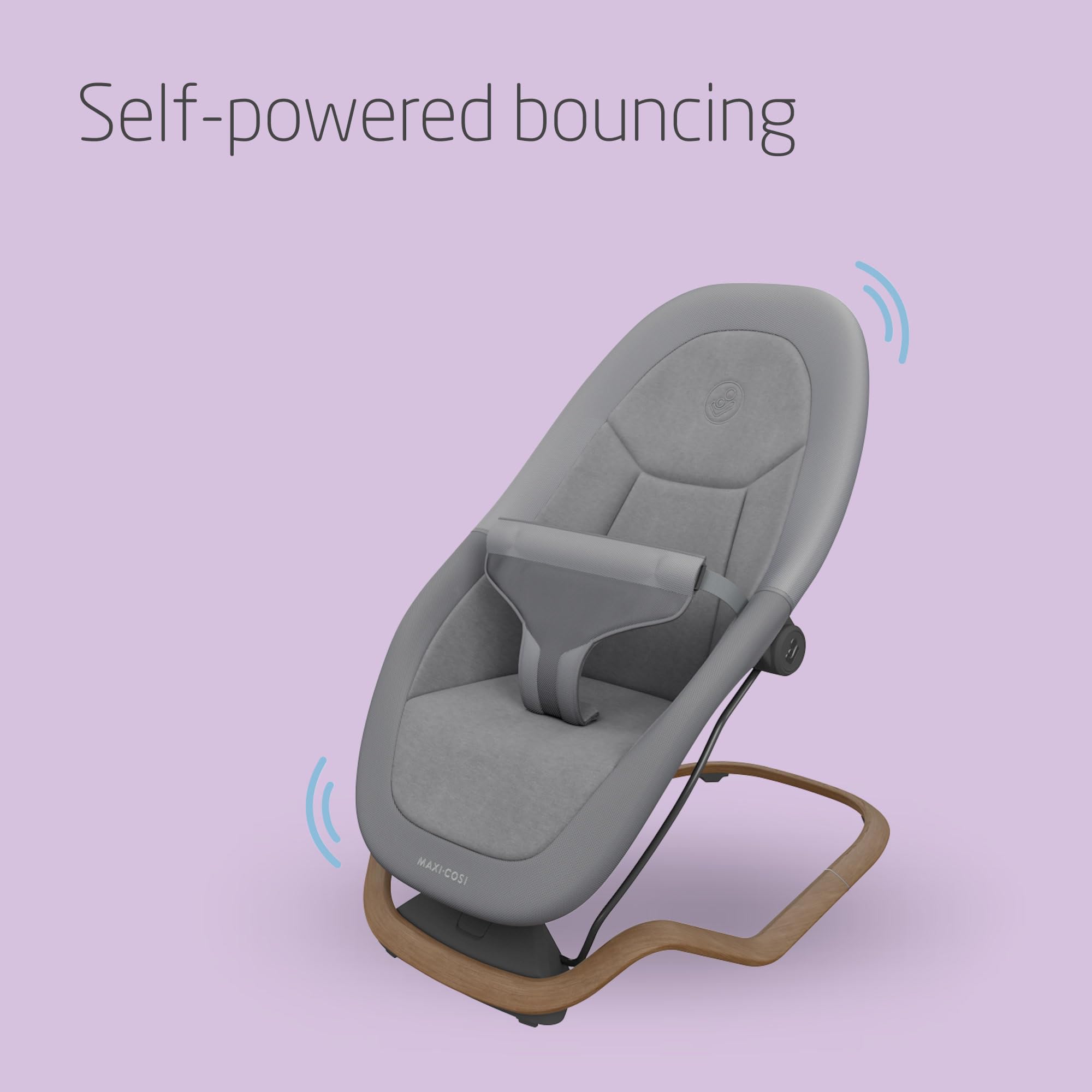 Maxi-Cosi Dove, Baby Bouncer, 0-3 Years, 0-15 kg, Lightweight Baby Bouncer, Foldable, Portable, Natural Bouncing - Image 2