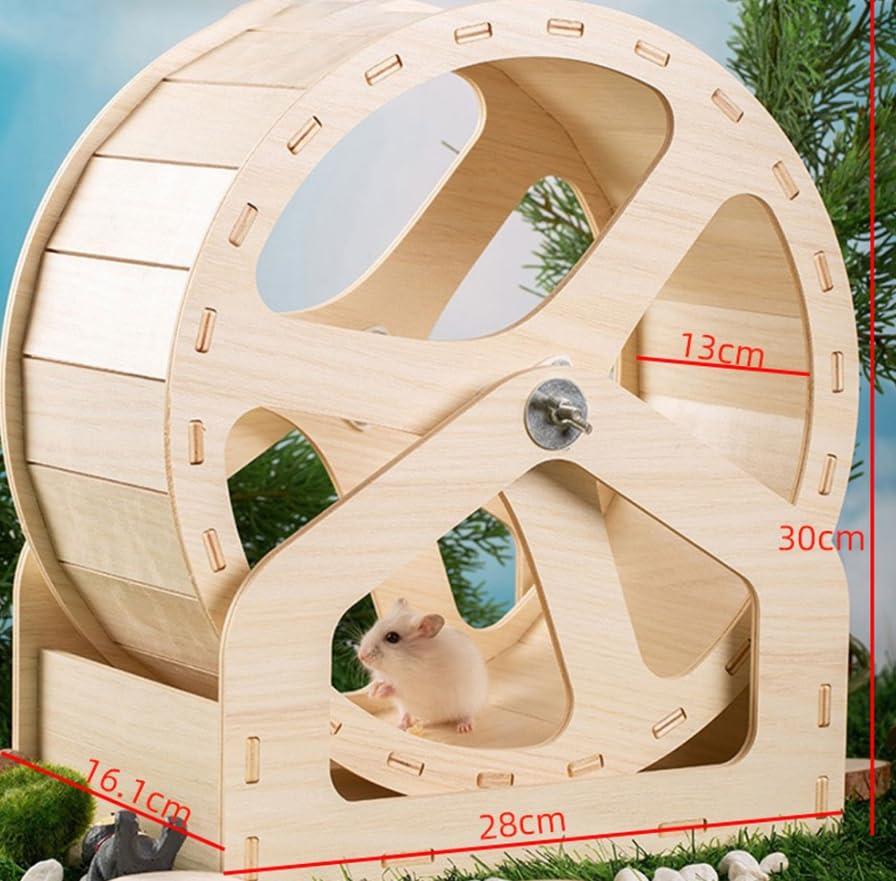 Koło do biegania dla chomika, 21/24/26/28 cm cichy spinner świnki morskie koło do ćwiczeń z uchwytem antypoślizgowe małe koło dla zwierząt domowych zabawka dla myszoskoczków jeży i innych małych