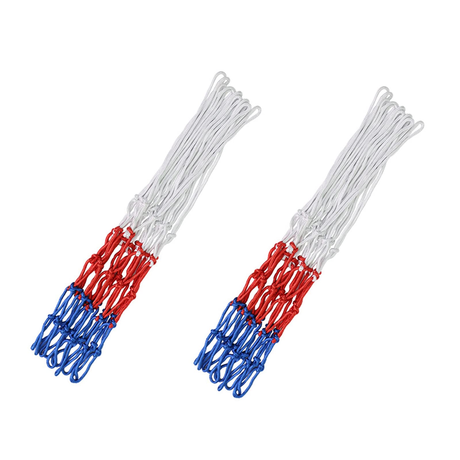 2 Stück Basketball Netze - Verstärkte Nylon Netze Für Standard Körbe