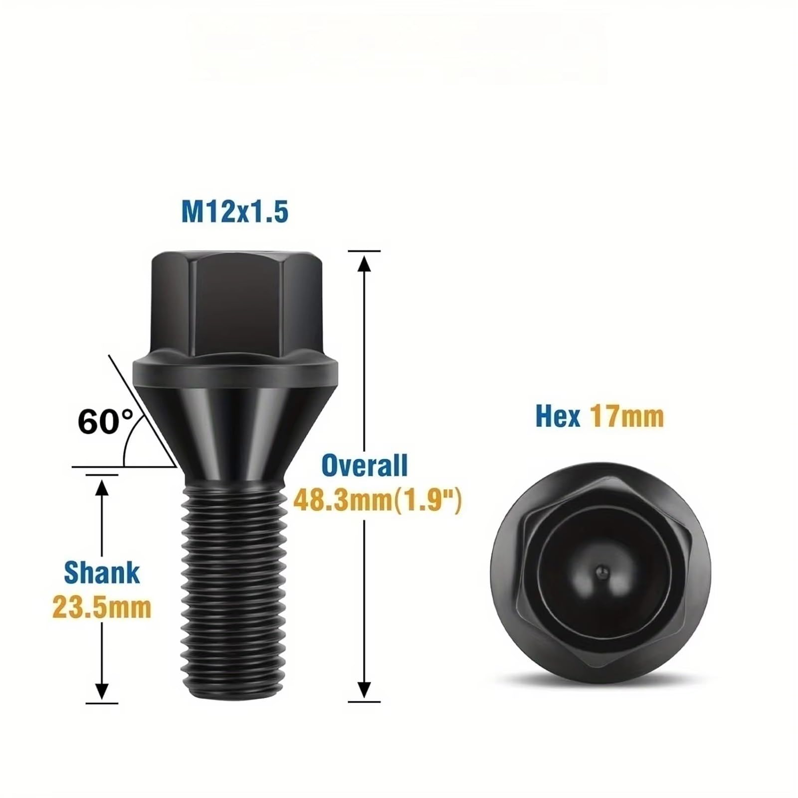 Bulloni ruota auto Compatibile Con BMW Per 3 E91 LCI 2007 2008 2009 2010 2011 2012 Set Da 20 Dadi Conici Per Cerchi In Lega OEM: 36136781150