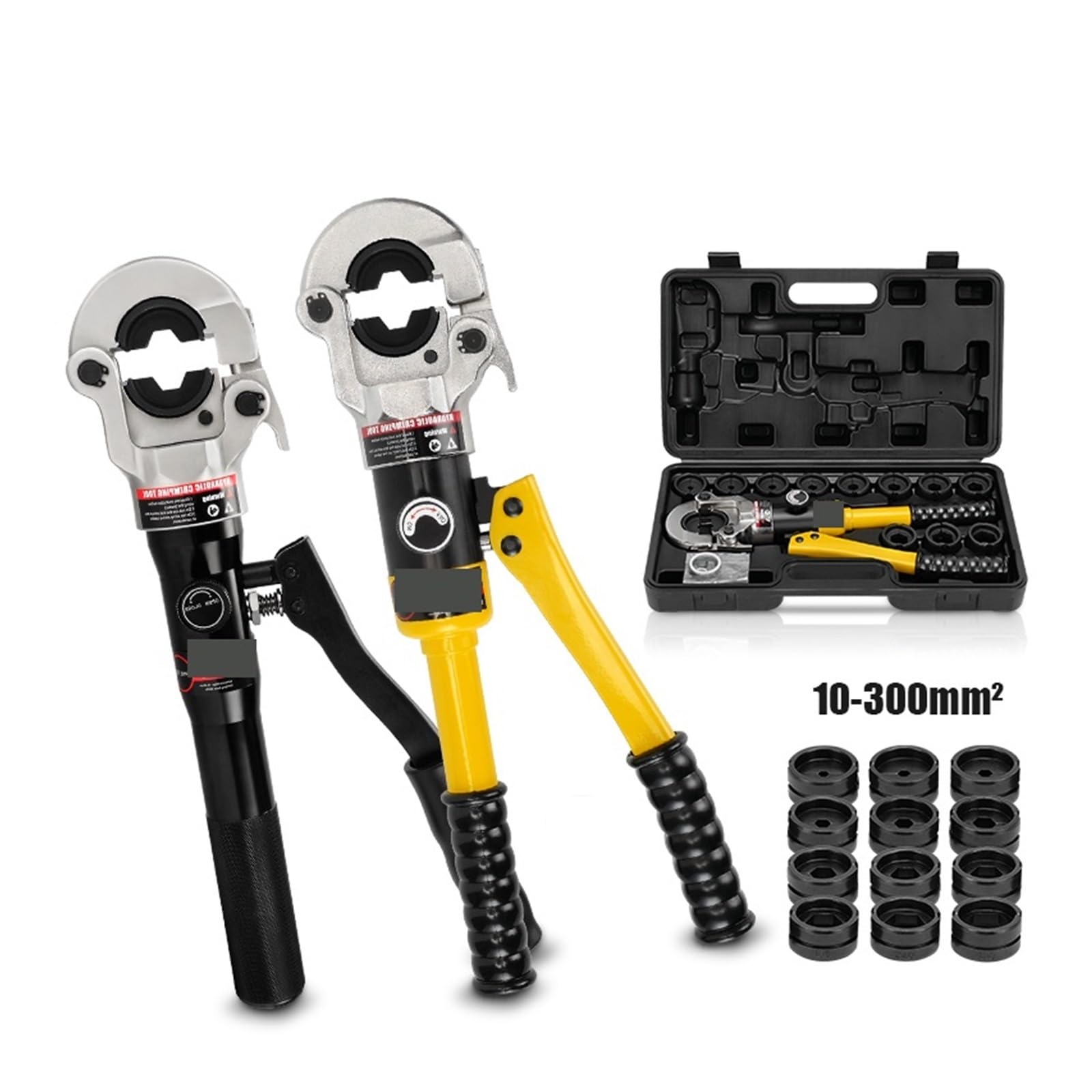 Strumento di crimpatura idraulico, Pinza for crimpatura idraulica GC-300/AL-300 Pinza for piegare capicorda ， 10-300 Pressione dello strumento di compressione idraulica Pressione 8T per cavi di batter