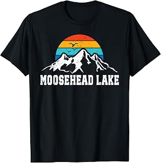 Moosehead Lake Maine Camping Family Trip Friends Group T-Shirt