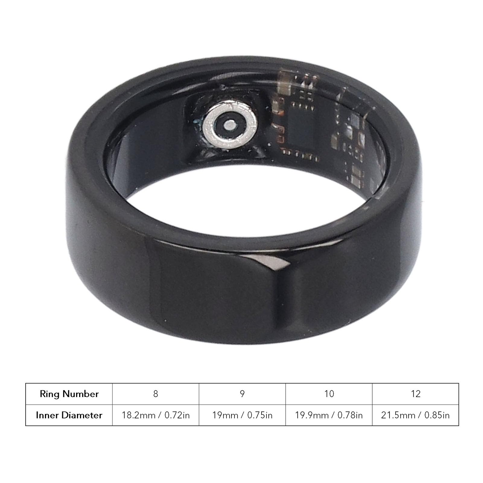 Diyeeni Anello Intelligente per la Salute, Fitness Tracker per Uomini e Donne, Supporto per Il Monitoraggio del Sonno, Conteggio dei Passi, Anelli Creativi alla