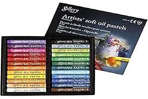 Mungyo Gallery Premium Oil Pastels | 24 Vibrant Assorted Colors for Artists