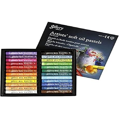 Mungyo Gallery Premium Oil Pastels | 24 Vibrant Assorted Colors for Artists