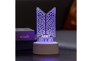 Kpop Bangtan Boys LED Acrylic Night Light: Perfect for ARMY Fans