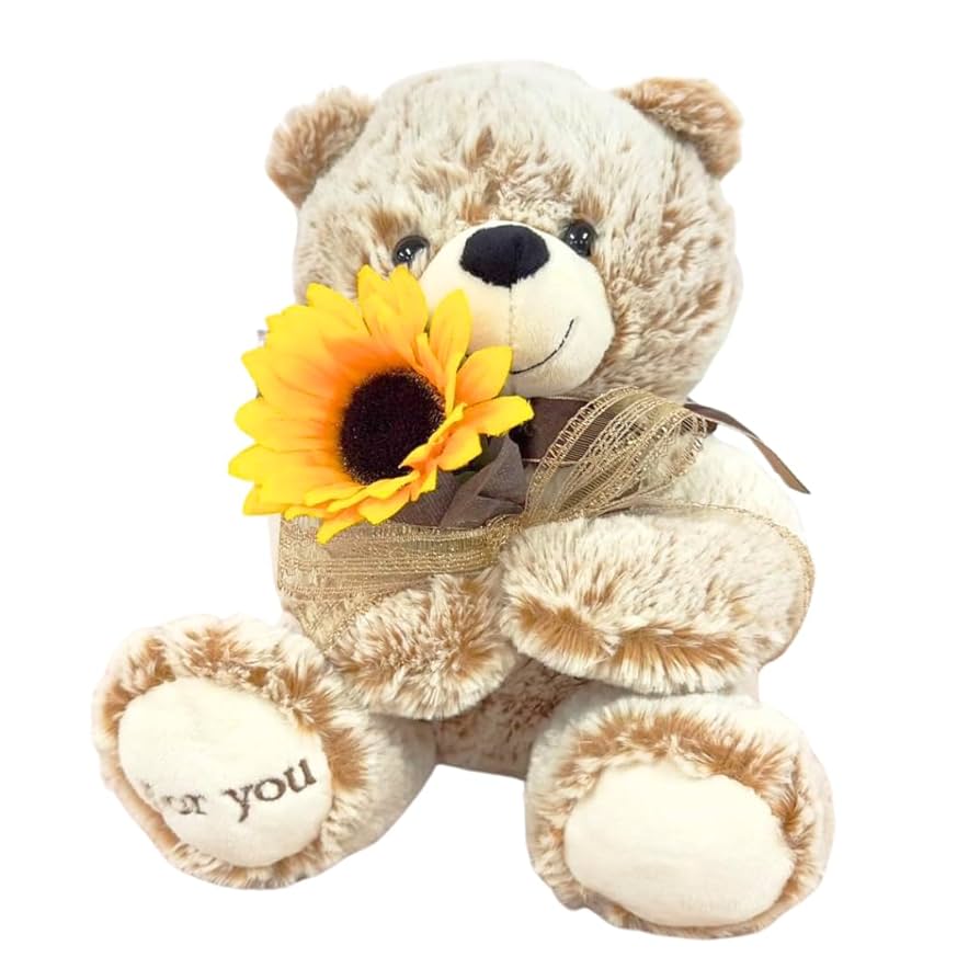 Amazon.co.jp: Lulu's ルルズ ひまわりブーケベア ぬいぐるみ