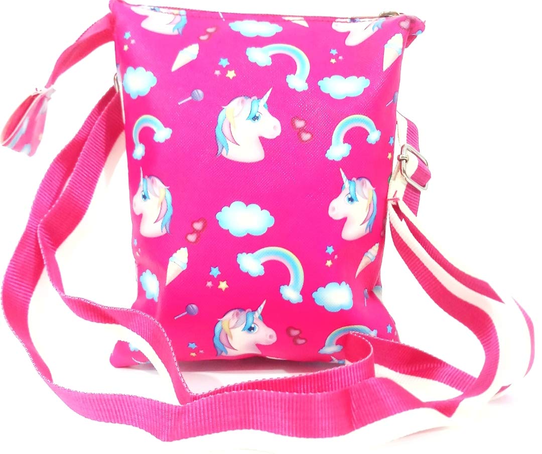 ANNA CREATION kids girls cute fancy polka dot children unicorn school backpack Bookbag Elementary Kindergarten Preschool picnic travel hand school bag