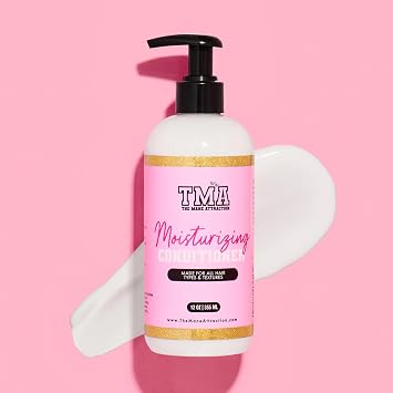The Mane Attraction Moisturizing Conditioner Hydrating & Nourishing Hair Conditioner for Soft, Smooth, Frizz-Free Hair Silicone, Sulfate & Paraben Free 12oz