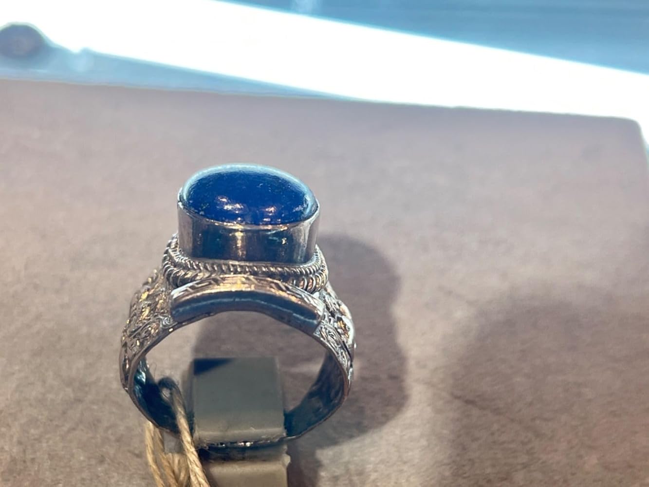 天然石 ラピスラズリ 925 セミアンティーク ヴィンテージ リング Amazon | 【Russel】silver925 ドラゴン ラピスラズリ 指輪 1点