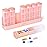 KOVIUU Weekly Pill Organizer 3X a Day, Detachable Pill Box 7 Day, Large 3 Times Daily Pill Case, Travel Pill Container Holder, Week Medication Dispenser Pillbox for Vitamin Supplement Medicine, Pink