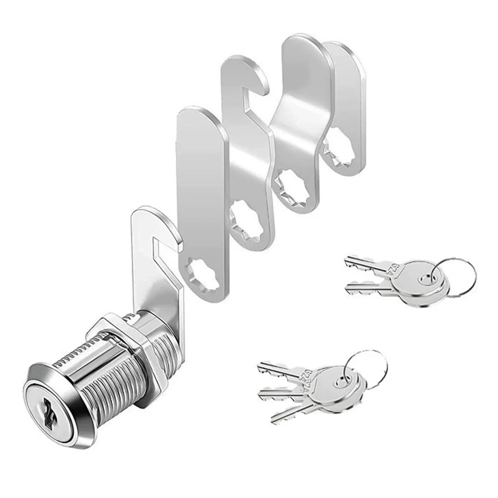 Ntbpeyzvqf 30Mm A Cabinet Box Locker Cam Lock 16/30Mm Drawer Mailbox Accessories With Keys 1Pcs(30Mm A)