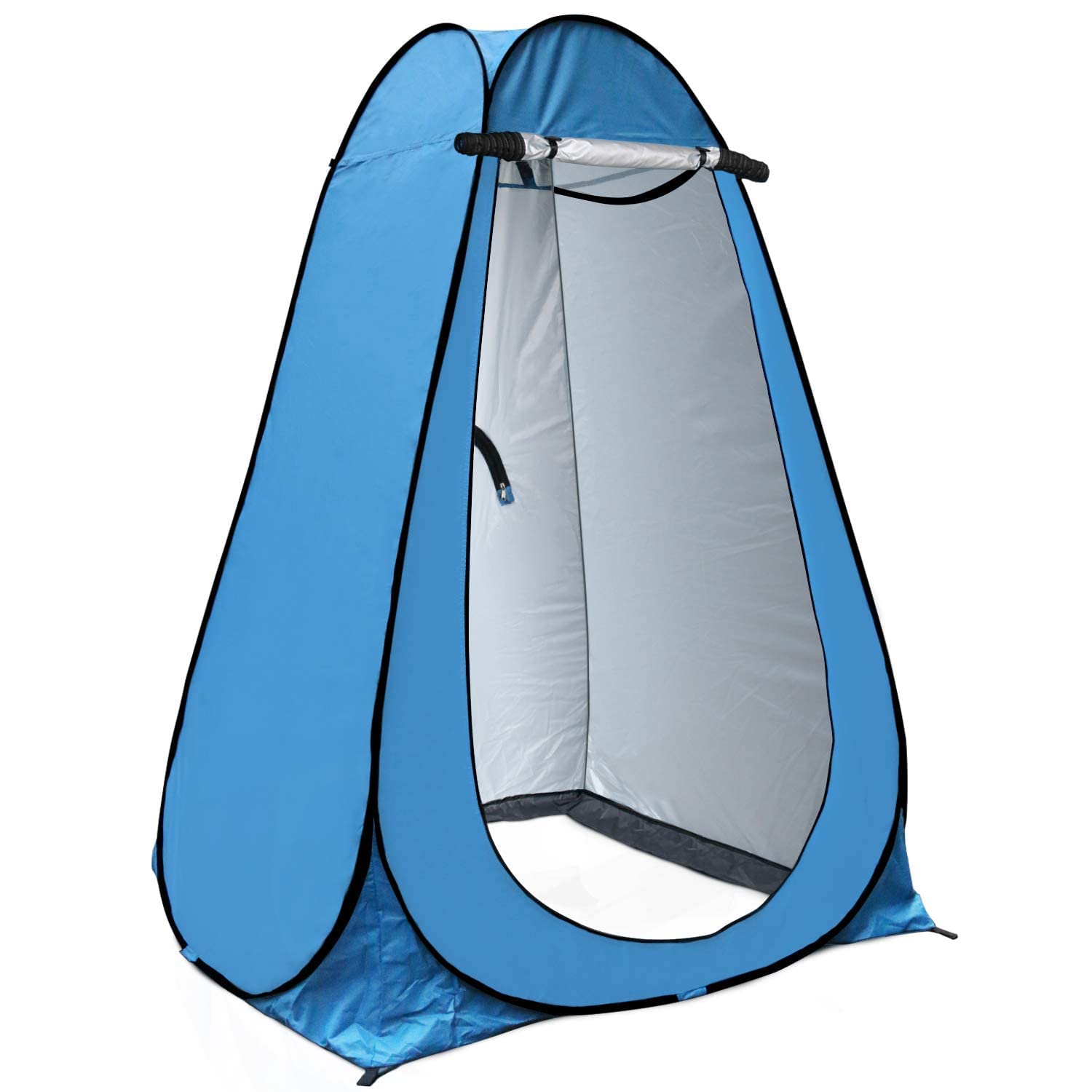 Portable Pop Up Privacy Tent | Olive Green Instant Changing Shower Toilet Tent | Foldable Waterproof Outdoor Shelter for Camping Beach Hiking Fishing Dressing Room Travel-image-48