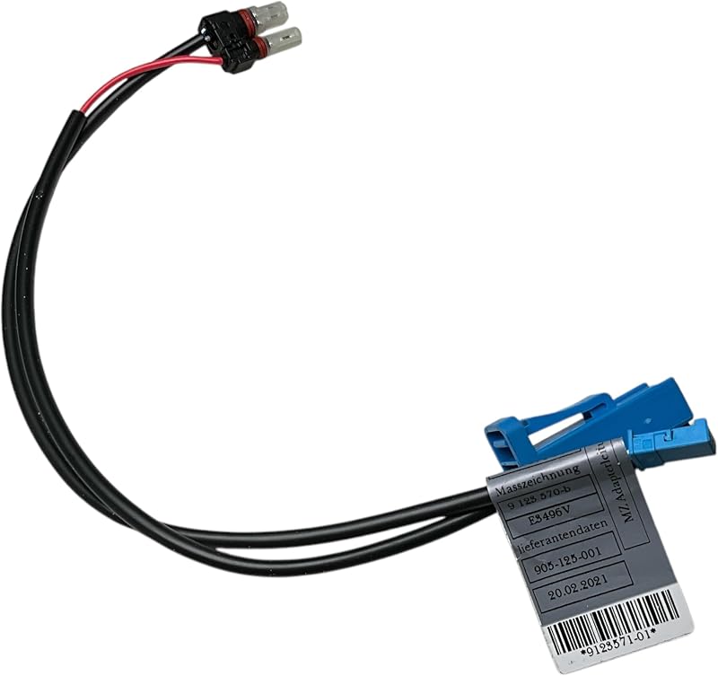 Cabo negativo da bateria BMW com adaptador IBS 61 12 9 123 571