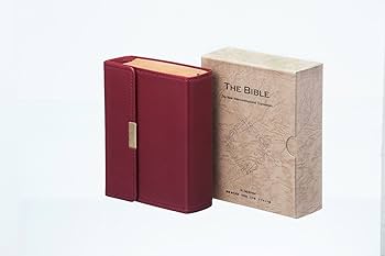 バイブルキューブ 赤(革装・マグネット留)―聖書新共同訳 | 共同