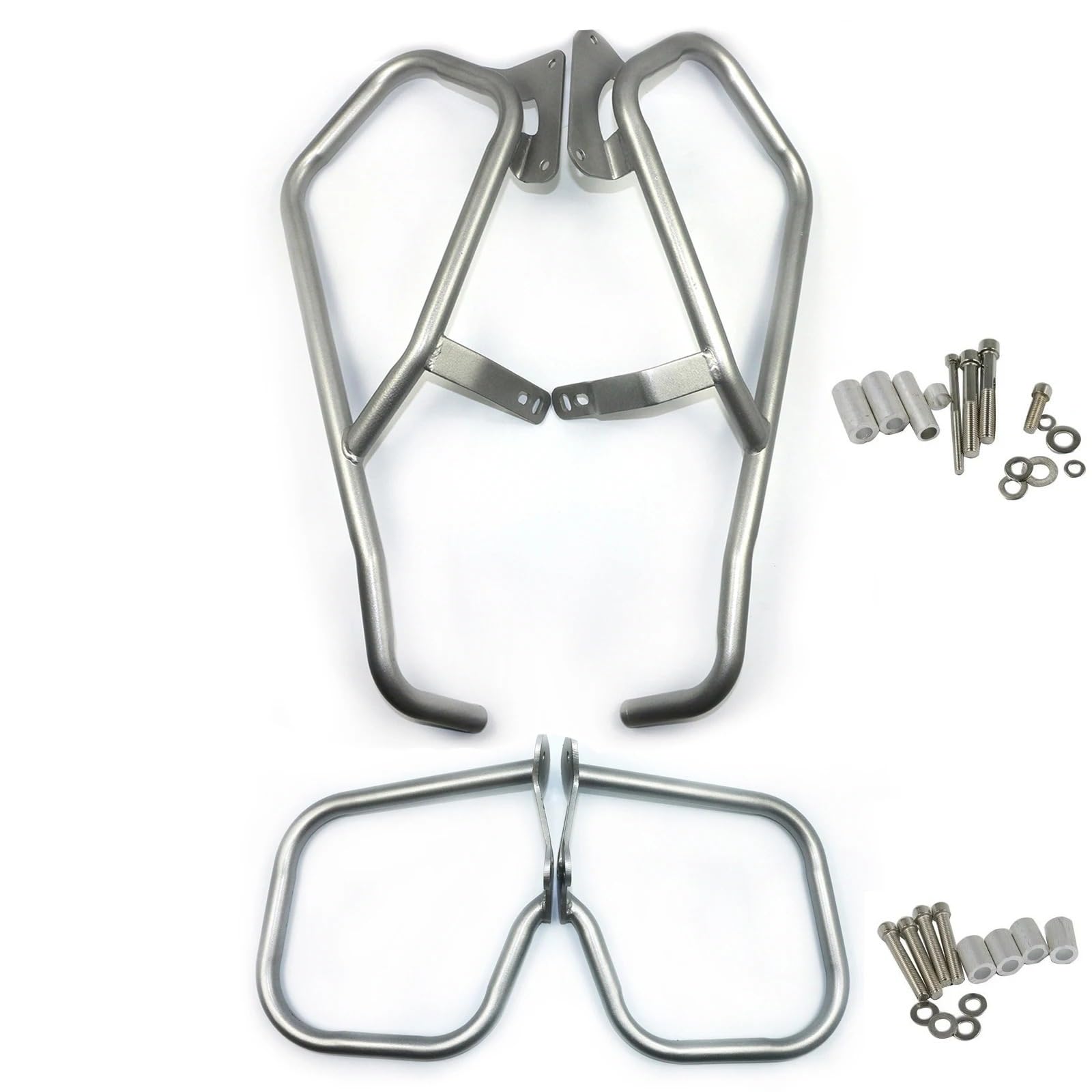 Protections Moteur Sacoches BMW K1600GTL K1600GT Pare-Chocs Moto Argent 2011-2025
