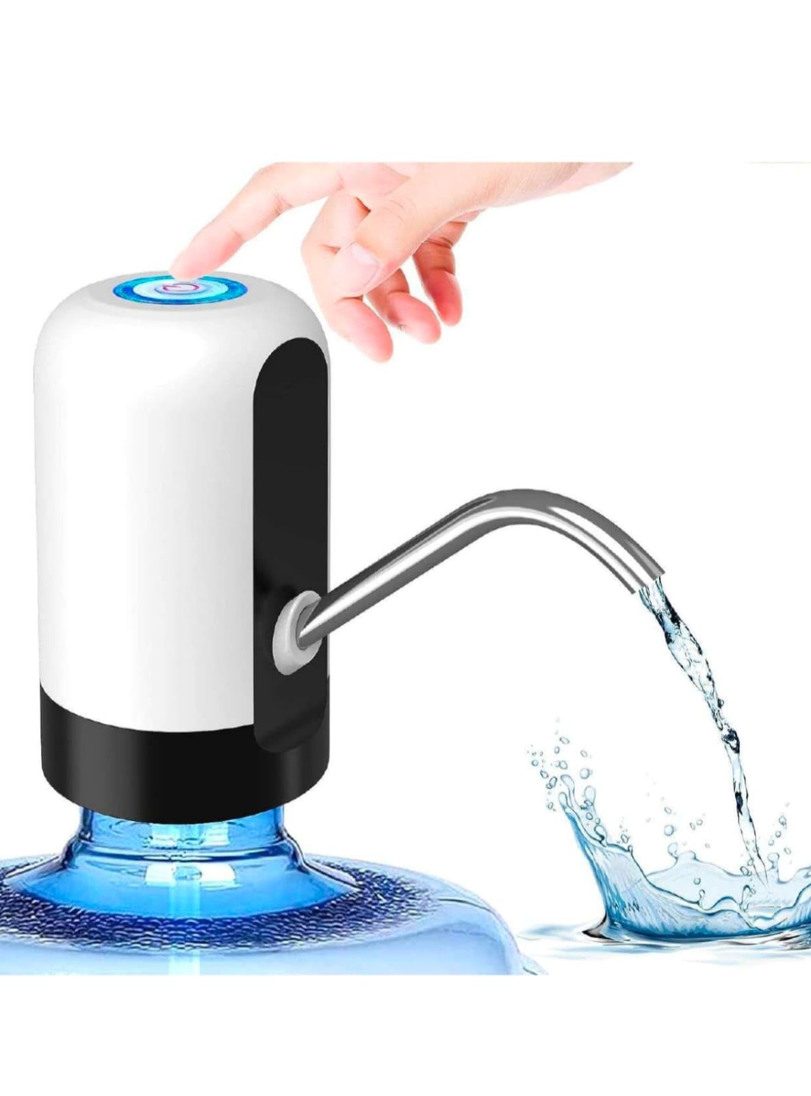 Automatic Water Dispenser Pump for 5 Gallon Bottles, USB Rechargeable | 1200mAH Battery, One-Button Operation, Continuous Flow Mode, Silicone Hose Included, LED Status Indicator-image-33