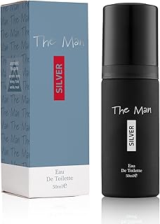 Milton-Lloyd The Man Silver - Fragancia para hombre, 50 ml, Eau de Toilette