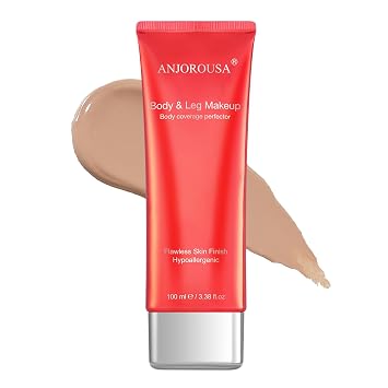 Tattoo Cover Up Makeup Waterproof,No Transfer Body Coverage Perfector,Full Coverage Body Foundation & Tattoo Concealer Light-Beige