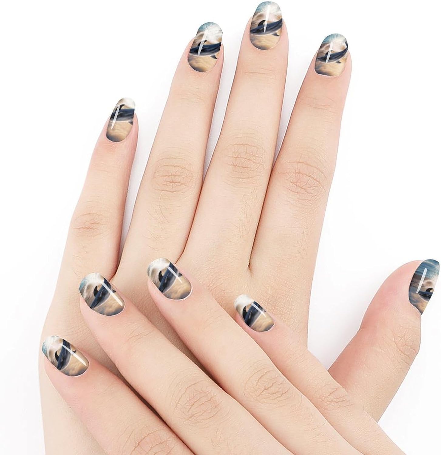 Nail Strips Bundle Full Wrap Long Lasting Nail Polish Strips Easy Application and Removal Salon Quality Self Adhesive Art Stickers for Women Gifts