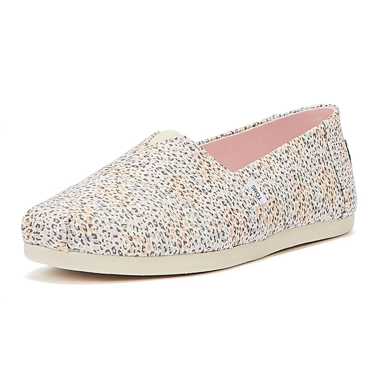 TOMS Women's Alpargata, Pastel Multi Mini Leopard Print,6