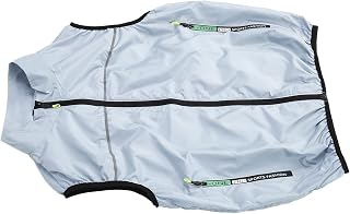 Air Conditioned Clothes, Circulation Cooling Vest Simple Operation Fast Cooling Gray 3 Levels Adjustable with 2 Fans for Travel (M)