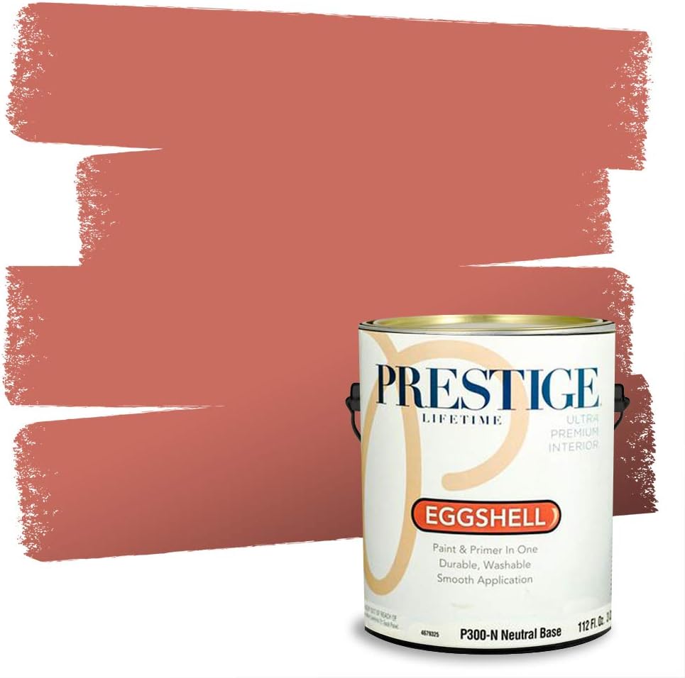 PRESTIGE Interior Paint and Primer in One, Charged, Eggshell, 1 Gallon