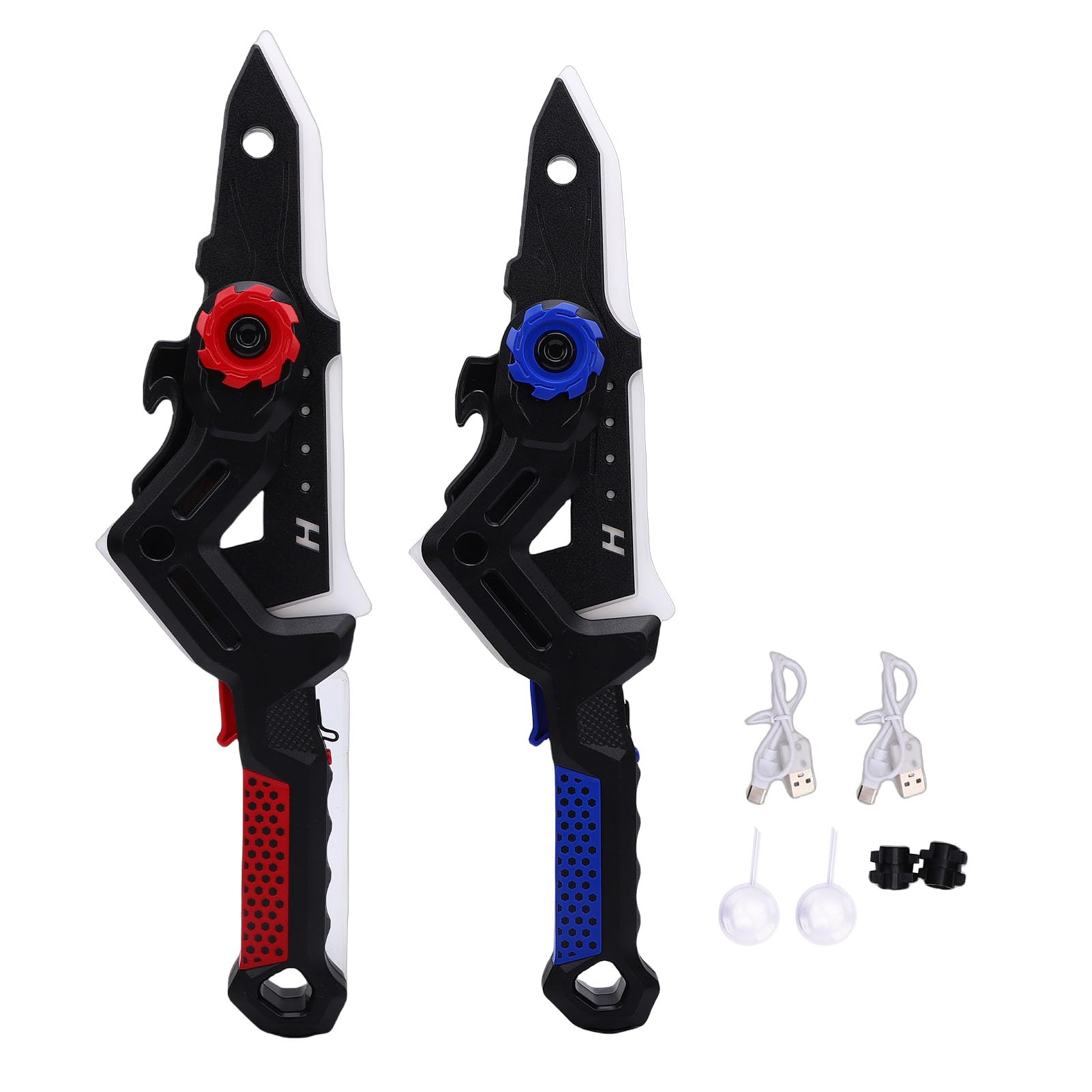Espada De Batalla Interstellar SP-Ark | Hacha Con Luz LED RGB Y Vibración | Cosplay Transformable 2 Modos | Batería Recargable USB-C