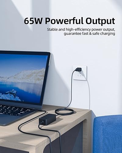 Miniatura 6 de Cargador apto para cargador de portátil Dell, conectores redondos, 65 W, 45 W, (con certificación de seguridad UL)