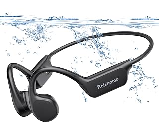 Casque Conduction Osseuse, Écouteur Natation À Bluetooth 5.4, mémoire 32 Go intégrée, Lecteur MP3 Étanche IPX8, 10 Heures de Jeu, Ecouteur Natation sans Fil, Casque Sport pour la Natation - Amazon product rated Grade A