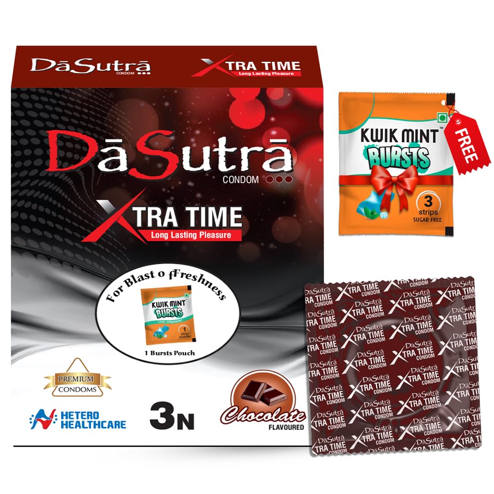 AZISTA Dasutra Max Pleasureted Condoms For Men|5 In 1 Multi-Textured Lubricated Condoms|Enhanced Pleasure For Both(Chocolate,3 Count(Pack Of 5))-image-12