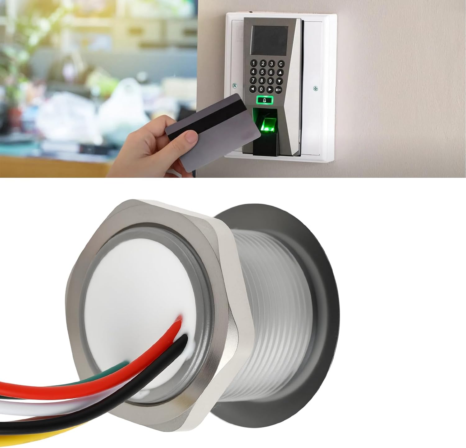 Create idea Access Control RFID Weatherproof Proximity Reader 12V 25K EM4100 for Access
