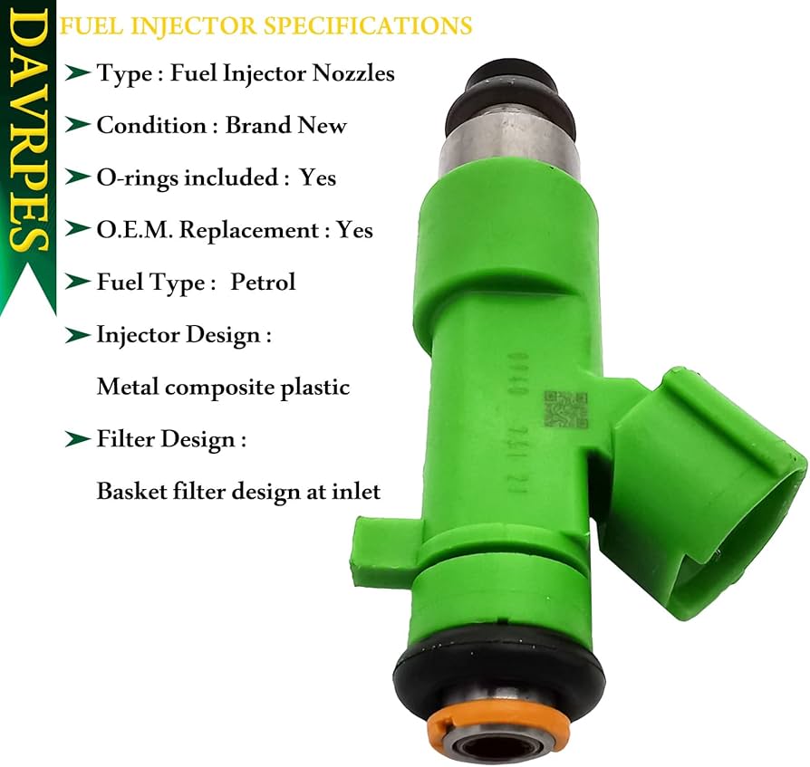 Amazon.com: DAVRPES 6PCS FJ1017 16600-JK20A Fuel Injector Fuel