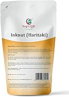 Vista 2 de Haritaki /Inknut para ojeras 8 onzas (8.01 oz) Hierba entera 100% seca naturalmente Terminalia chebula por Yogi's Gift