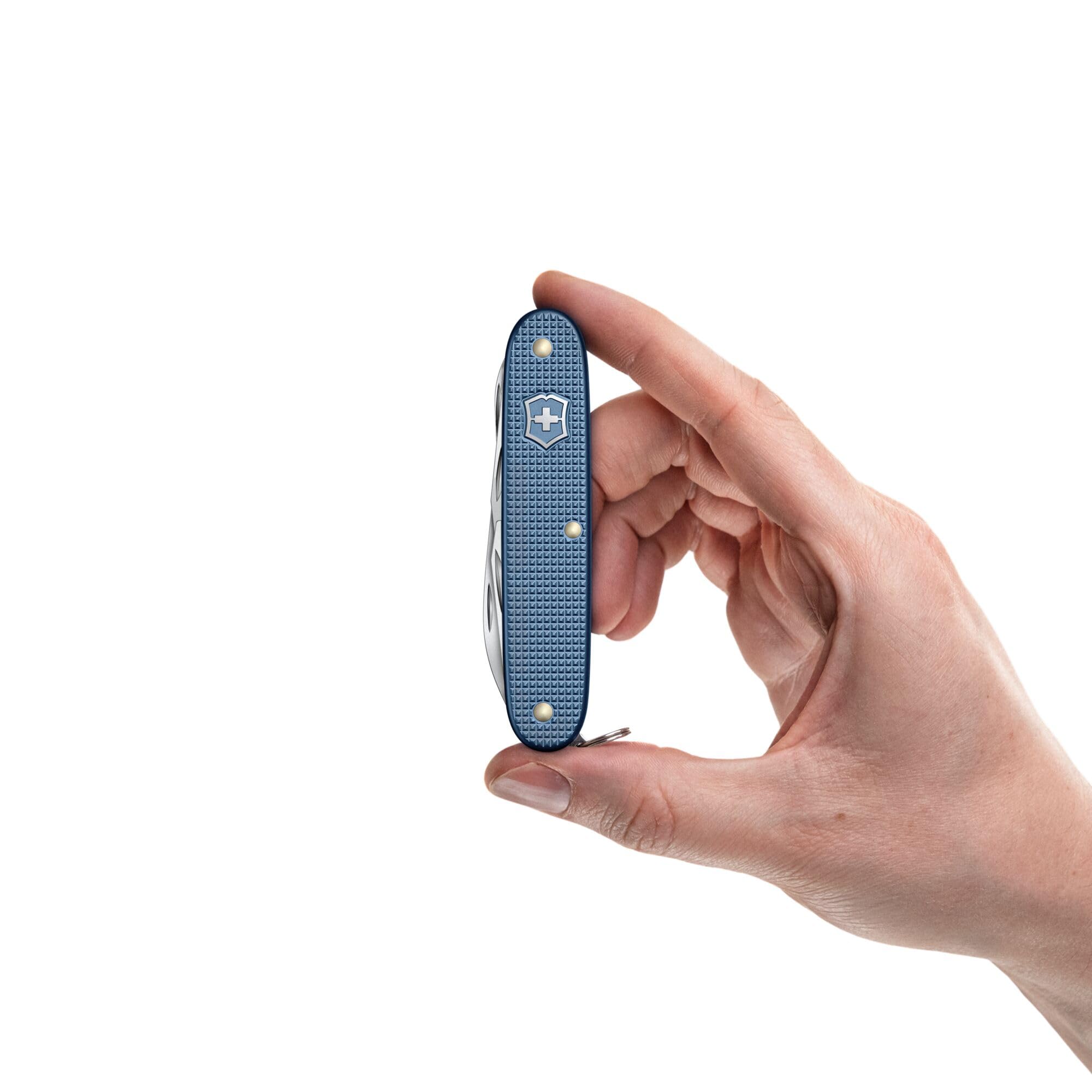 Victorinox Taschenmesser Pioneer X Alox Limited Edition 2026, 9 Funktionen, Mittel, Swiss Made, Multitool mit Schere, Inkl. Geschenkbox, Glacial Blue