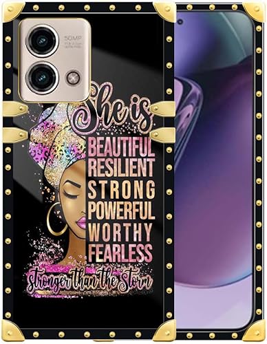 DAIZAG Funda compatible con Moto G Stylus 5G 2023, diseño retro de lujo, elegante decoración dorada, suave, antiarañazos, funda protectora para