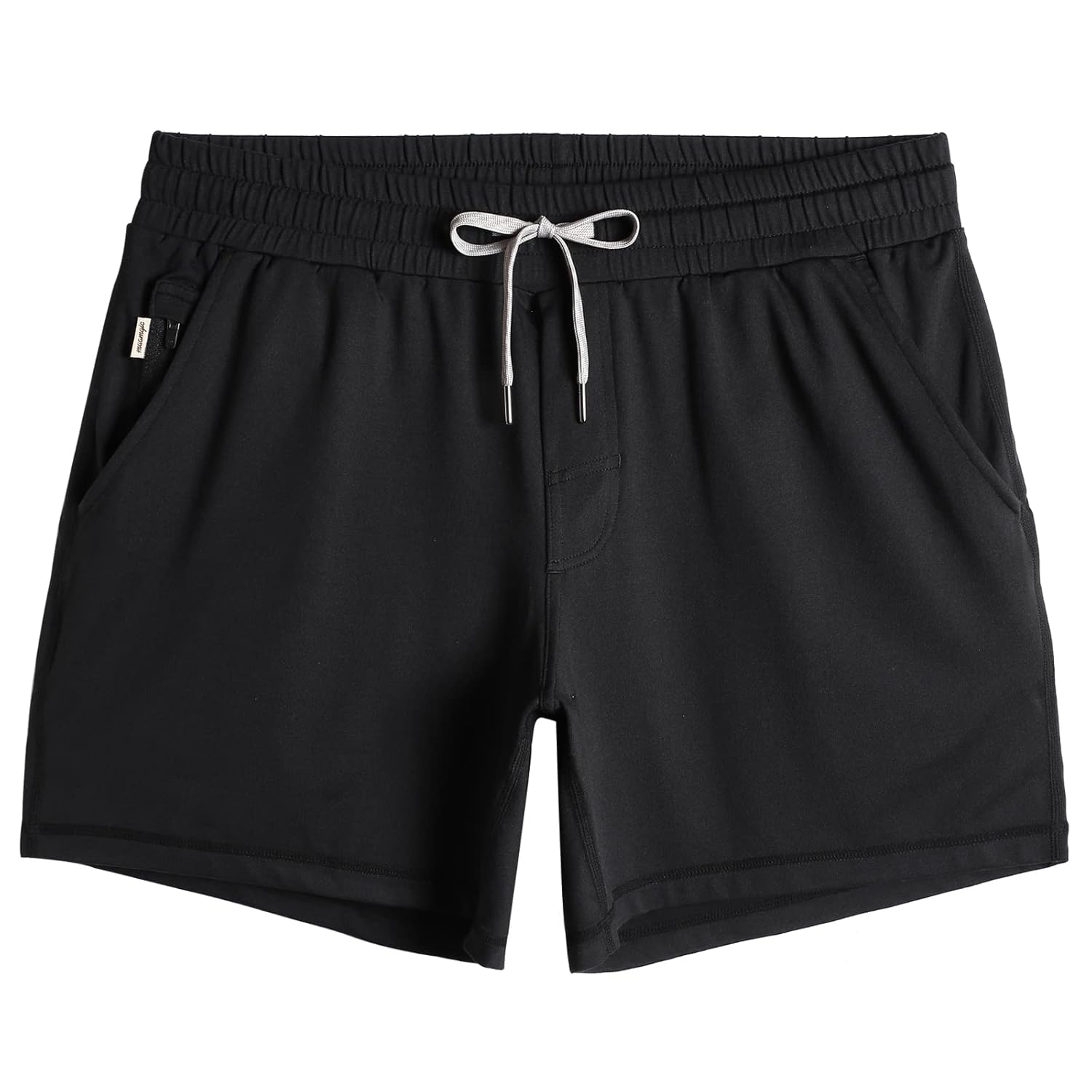 maamgic Mens Workout Shorts 5 Short Shorts Soft Stretch Running Gym Athletic Shorts with Zip Pockets