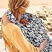 UHINOOS Nursing Cover, Infinity Soft Breastfeeding Cotton for Babies with no See Through Cotton for Mother Nursing Apron for Breastfeeding (Grey)