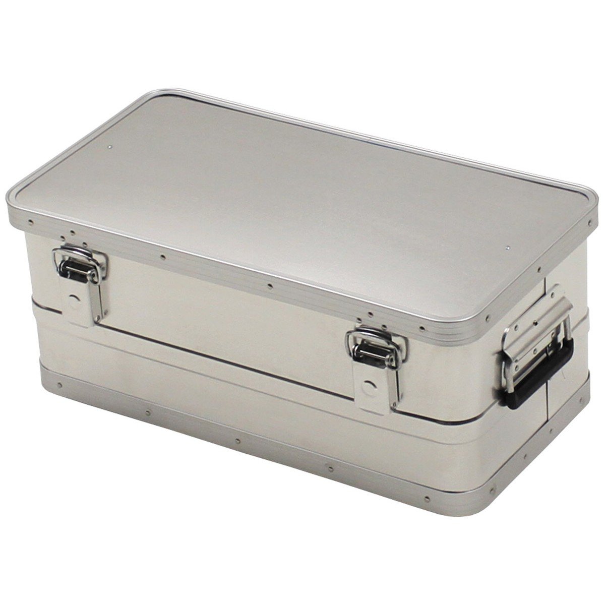 MFH wasserdichte Transportkiste Aluminiumkiste Werkzeugkuste Box Alubox Kiste (34 Liter)