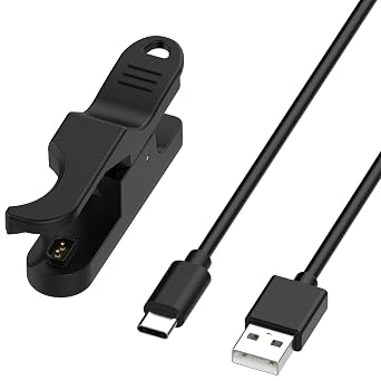 Type-C Charger Adapter Intended for Casio GPR-H1000,GPR-H1000R Watch Charger Cable with USB C Cable Replacement Charging Cord Cable Accessories Black