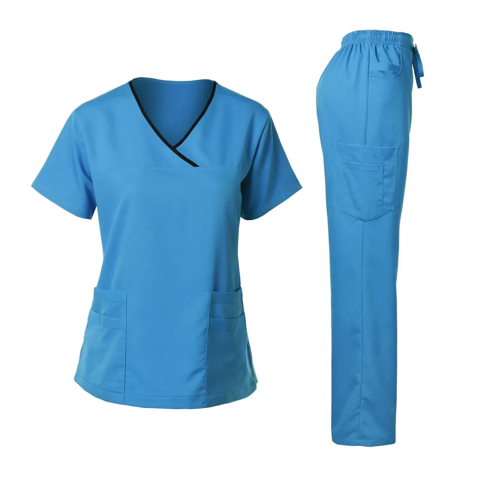 Uniforme quirúrgico for mujer, Tops y pantalones for salón de belleza clínico, Hospital, Spa, conjuntos uniformes enfermería