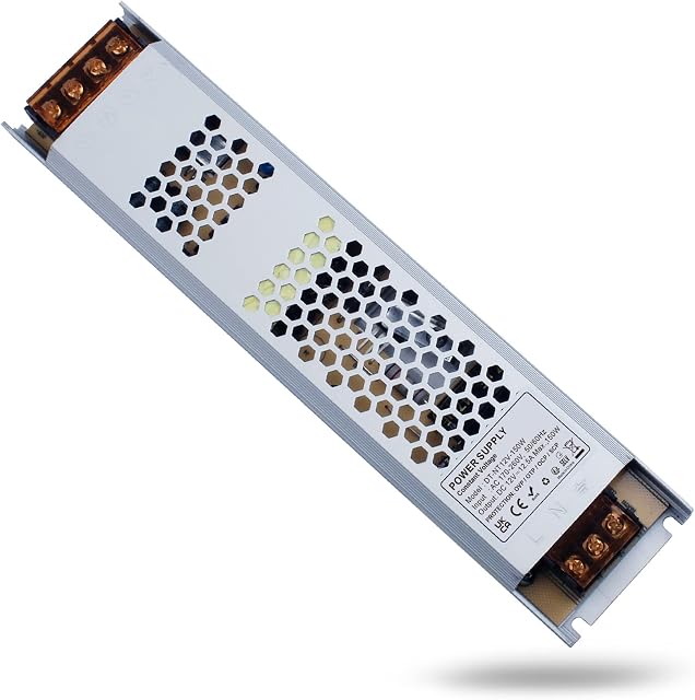 REYLAX 12V LED Driver Transformer 150W 12.5A, Constant Voltage LED Power Supply, AC 240V to 12V DC Transformer, Low Voltage Driver Adapter for LED Strip, LED Cabinet Lights, LED Lamp