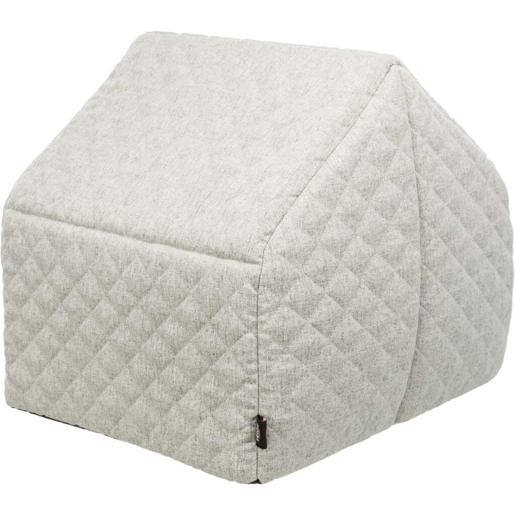 TRIXIE Cueva Suave Vital Noah, 40 × 45 × 43 cm,Gris Claro, para Gatos